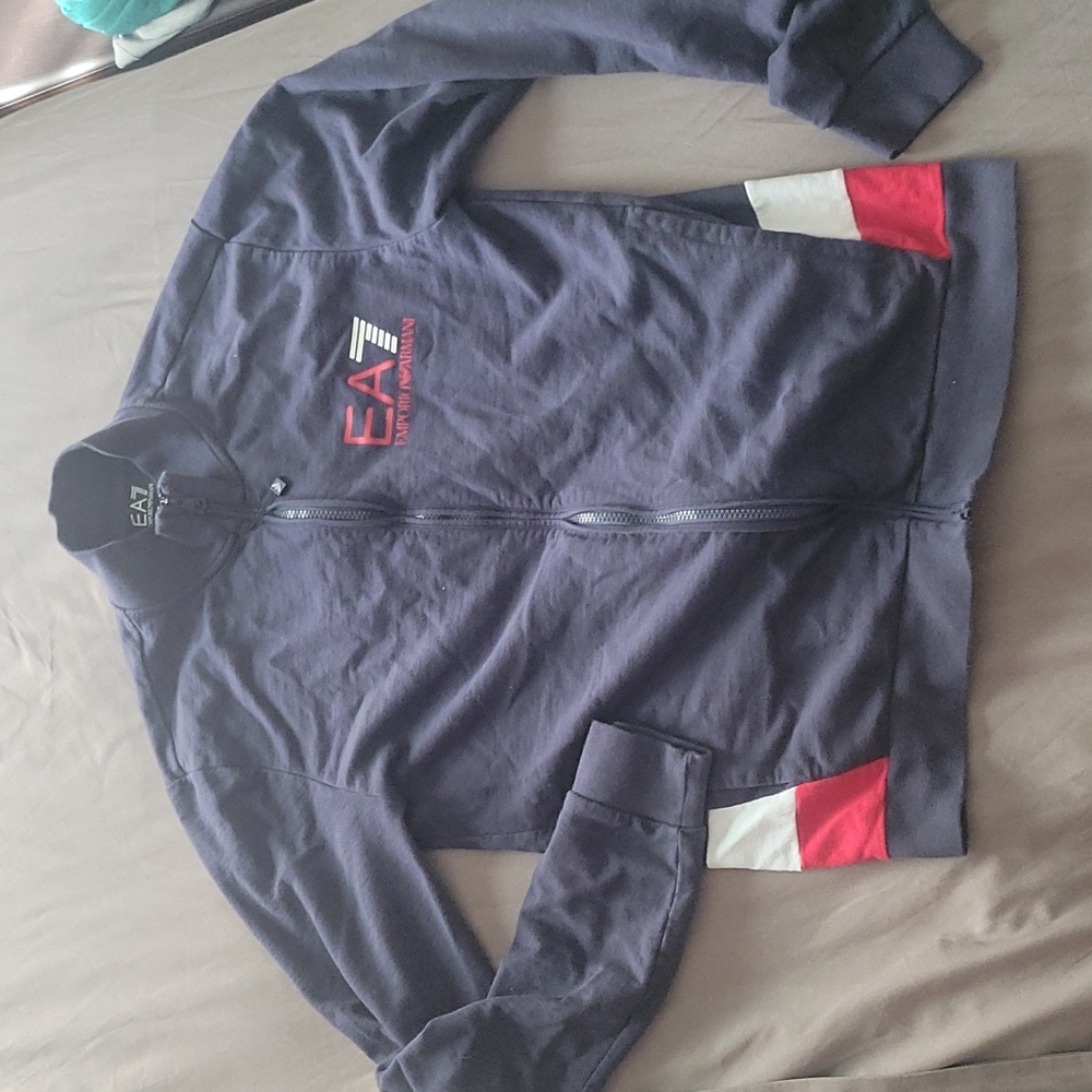 Emporio Armani sporty zip up sweatshirt